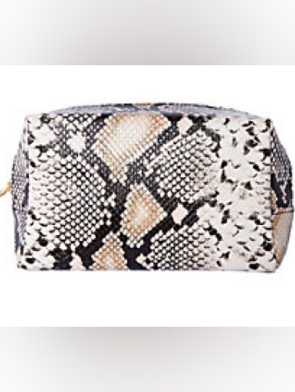 Tarte Snake Print Cosmetic Bag NIP